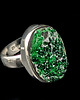 pierścionki srebrne Pierścionek Szmaragdowy uwarowit