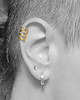 nausznice Nausznica LINES złocona na szczyt ucha