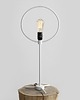lampy stołowe Lampa stołowa metalowa koło Bullet Table - biała