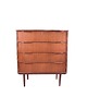 komody Duńska komoda Ejstrup Mobelfabrik teak 4 głębokie szuflady nóżki 85x95x41cm