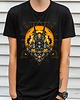 t-shirty męskie Koszulka organiczna z nadrukiem Głowa Anubisa