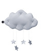 karuzele i girlandy do łóżeczka SZARY mobil chmurka Velvet