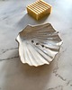 mydelniczki Ceramiczna Mydelniczka Muszelka Muszla Perłowy Gołąbek