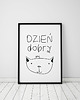plakaty Plakat. Koteczki, dzień dobry