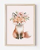 obrazy i plakaty do pokoju dziecięcego Kolekcja leśne zwierzęta nr 5  Plakaty Na Ścianę Dla Dzieci