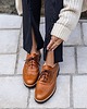 półbuty damskie SKÓRZANE PÓŁBUTY ZAPATO 258 RUDY RETRO