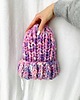 czapki damskie Gruba wełniana czapka beanie kolorowa ombre