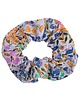 gumki do włosów Gumka scrunchie kwiaty lniane