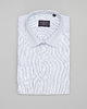 koszule męskie Koszula w kratkę matera 00455 długi rękaw błękit classic fit