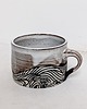 kubki Kubek sgraffito "Fale" Biały