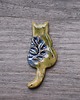 magnesy Ceramiczny magnes kot zielony