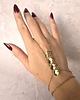 bransoletki złote Bransoletka z pierścionkiem Goldie Steel 2w1