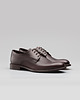 buty męskie Ciemnobrązowe buty, obuwie męskie derby b005