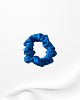 gumki do włosów Jedwabna scrunchie gumka frotka mini niebieska