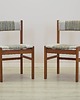 krzesła Komplet dwóch krzeseł tekowych, duński design, lata 70, produkcja: Dania