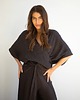 topy damskie BLUZKA KIMONO WILD navy