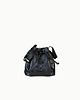 torebki do ręki "Le sac petite" czarna satynowa anakonda