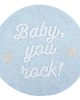 dywany Dywan Bawełniany Baby, you rock Ø120cm Mr Wonderful & Lorena Canals