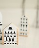 klocki i zabawki drewniane komplet 3 szt - drewniane domki ręcznie malowane