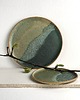 patery i talerze Talerz w odcieniach zieleni / śniadaniowy 21 cm