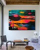 obrazy Duży obraz z reliefem  100x150cm 24h