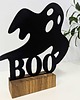 figurki i rzeźby Halloween BOO stojąca dekoracja