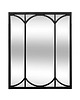 lustra stojące i wiszące Lustro Okno Lustro Dekoracyjne Black 90 cm