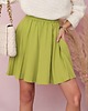 spódnice mini Spódnica FLORENCE LIGHT GREEN