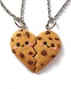 naszyjniki - inne Naszyjnik Serce Naszyjnik 2 Połówki Serca