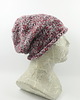 czapki damskie Luźna czapka kolorowy melanż beanie hipster nerd krasnal
