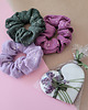 gumki do włosów SCRUNCHIE BOX  Słodki Lawendowy
