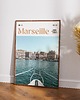plakaty Minimalistyczny plakat Marsylia Francja 