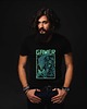 t-shirty męskie Koszulka organiczna z nadrukiem Gamer