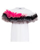 koszule damskie  T-shirt z tiulem