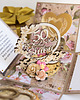 kartki scrapbooking Rocznica ślubu, złote gody, exploding box, kartka 3d