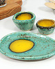 miski i misy Jajecznik ceramiczny - zestaw podstawka, jajecznik, miseczka na sól