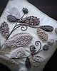 poduszki plecione Poduszka dekoracyjna jesień liście monochrom Boho