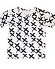 t-shirty dla dziewczynki BUGZY T-shirt krótki rękaw czarne krzyże