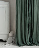zasłony Zasłona z Miękkiego Lnu Stonewashed - greenery