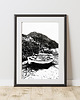 grafiki i ilustracje Linoryt  "Port de Valldemossa" (Majorka)