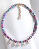korale SUMMER COLLECTION naszyjnik : duże perły i kolorowa lawa