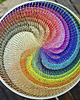 Ozdoby na ścianę Spirala Energii - obraz String-art