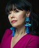 kolczyki z żywicy Blue flowers - niebieskie kolczyki soutache