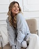 bluza bez kaptura damska Bluza Iconic Szary Jasny Melanż