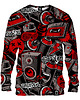 bluzy męskie Bluza Bez Kaptura Męska DR.CROW Graffiti Spray