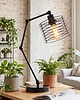 lampy stołowe Regulowana lampa biurkowa z drucianym kloszem SASSARI LOFT