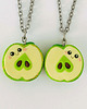 naszyjniki - inne Naszyjniki Dwie Połówki Jabłka