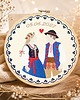 Ślub - inne Personalizowana pamiątka ślubna/zaręczynowa , haft w tamborku