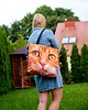 torby na ramię Torba shopper na zakupy wodoodporna zakupowa XXL kot