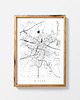 plakaty Mapa Kielc - grafika z planem miasta - Kielce